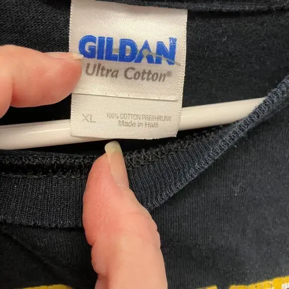 New Orleans Saints Super Bowl XLIV Champions Size XL Black T-shirt AAA3478DT - Picture 3 of 6